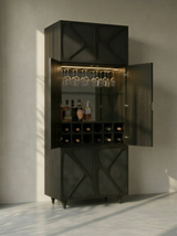 Abstract Matte Black Bar Unit