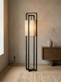 Accent Beige Floor Lamp