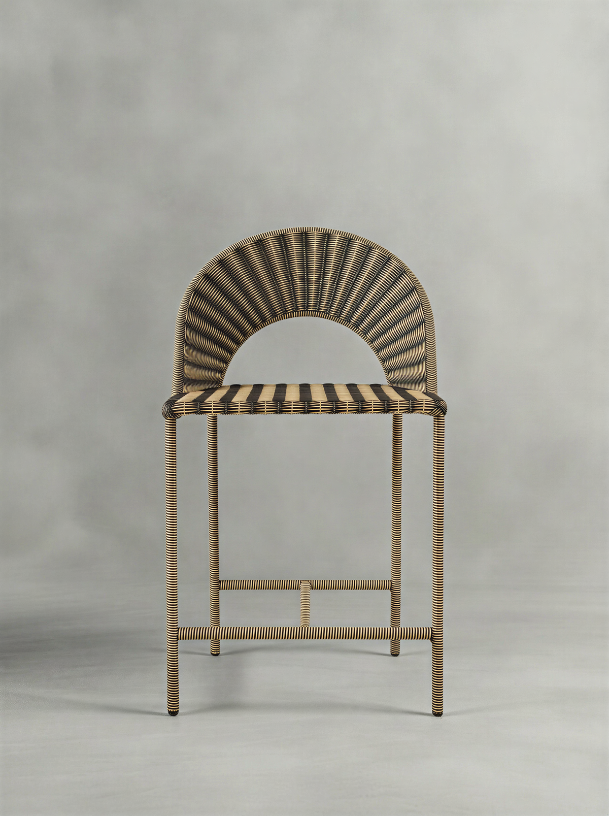 Arched Rattan Bar Chair