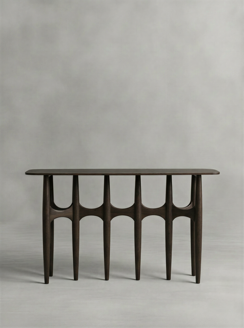Bixby Deep Smoke Console Table