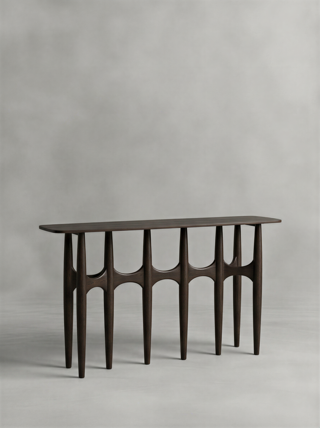 Bixby Deep Smoke Console Table