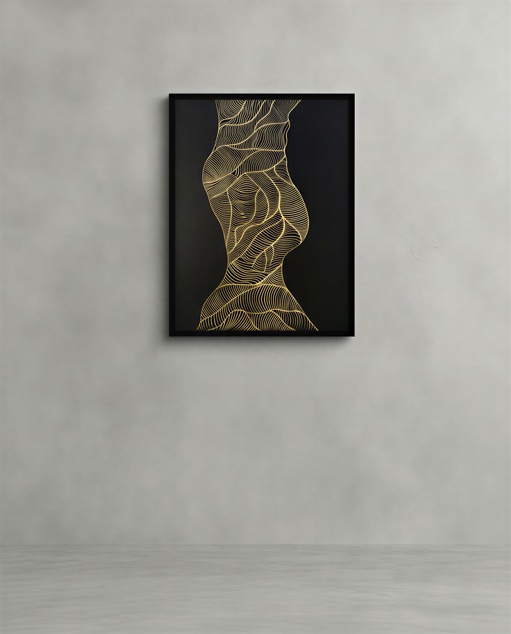 Carved Wooden Wall Installation