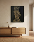 Carved Wooden Wall Installation
