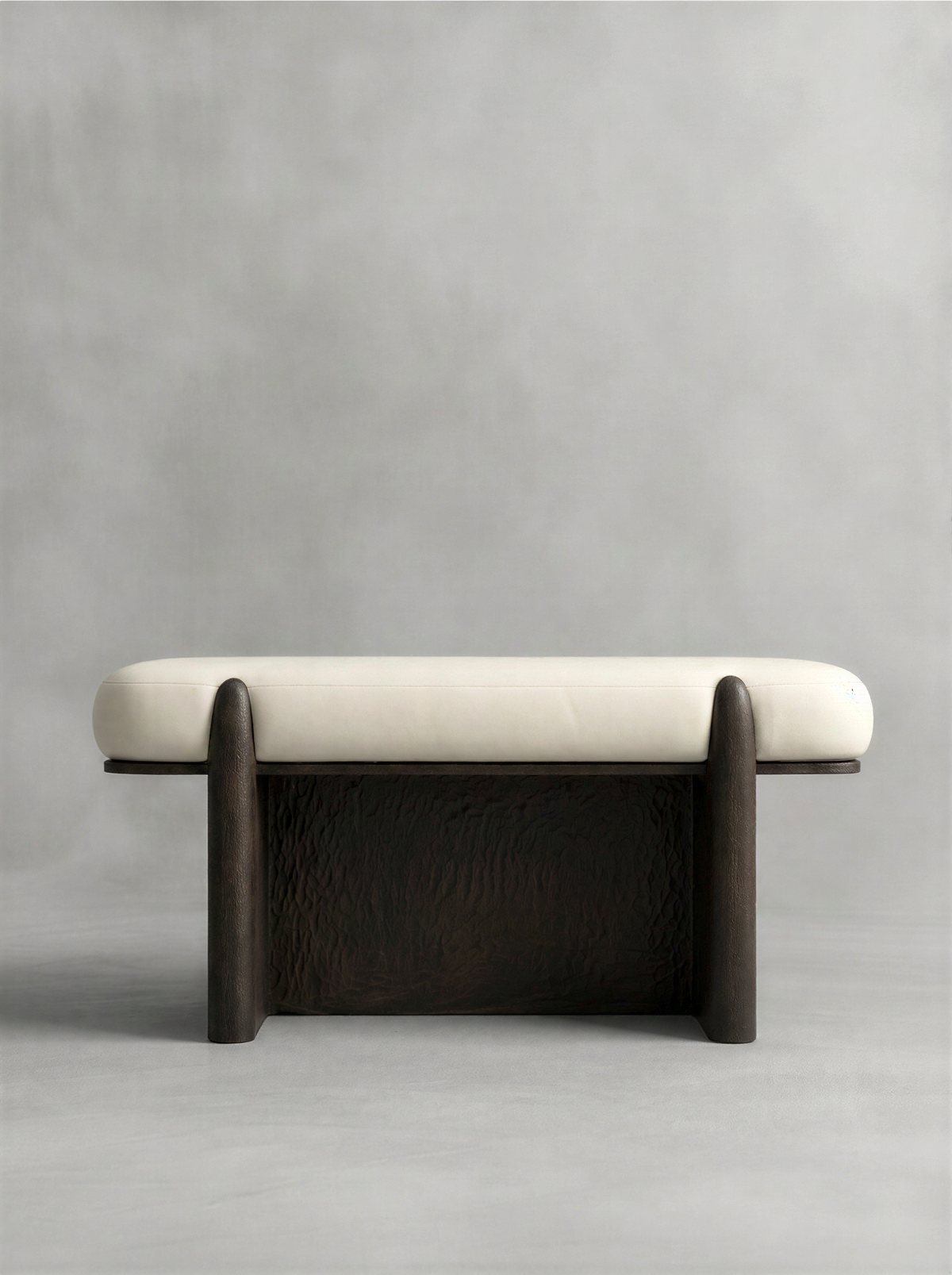 Chiseled Deep Smoke Bed Bench