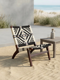 Colonial Cord Outdoor Ottoman