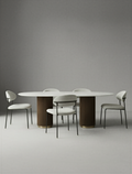 Fluted Walnut Dining Table