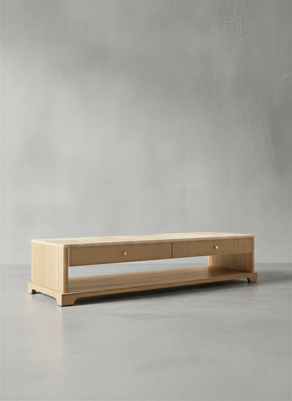 Linear Natural Oak Coffee Table