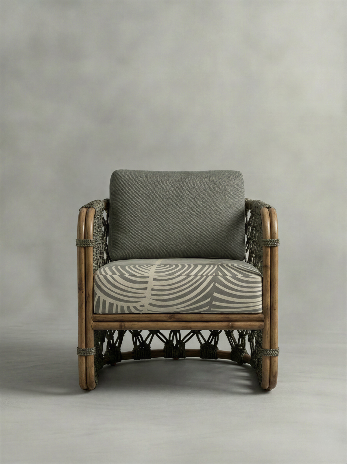 Macrame Loop Outdoor Armchair