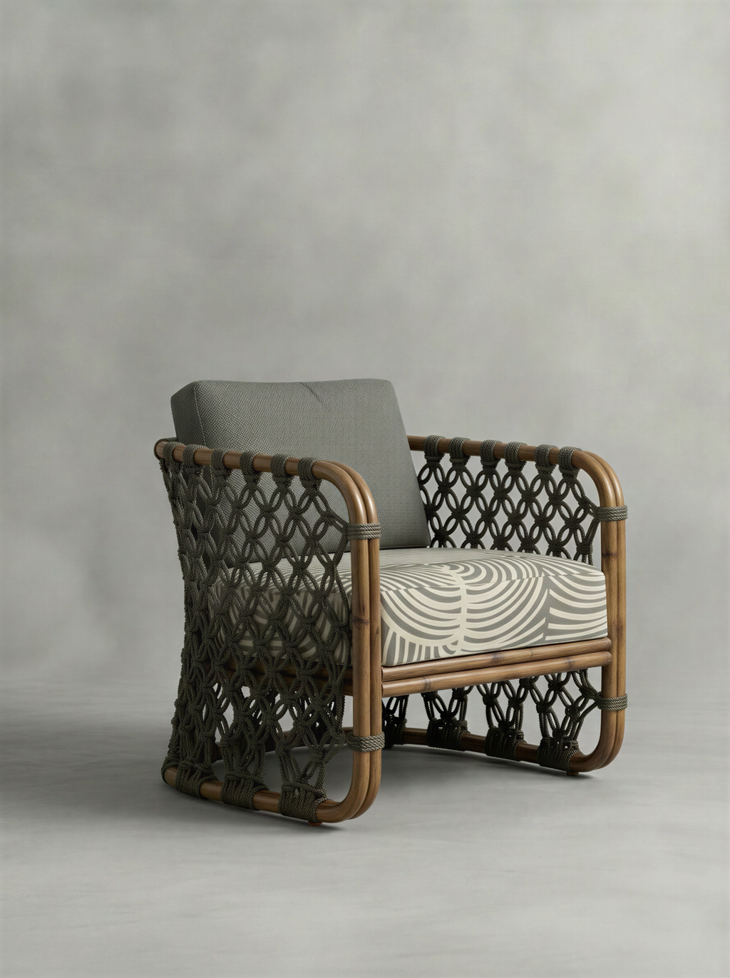 Macrame Loop Outdoor Armchair