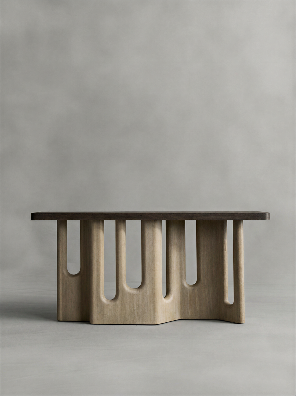 Malko Natural Oak Console Table