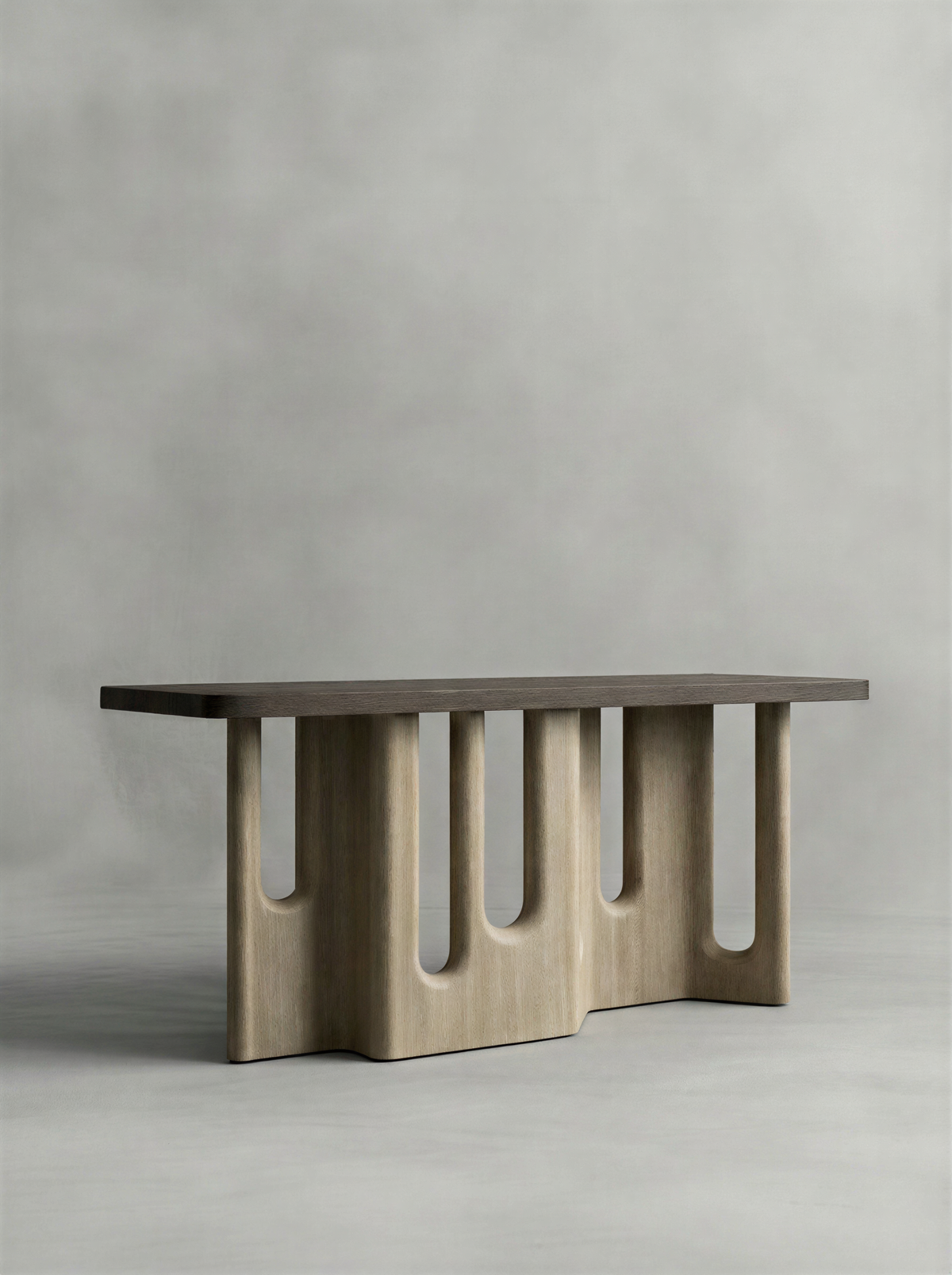 Malko Natural Oak Console Table