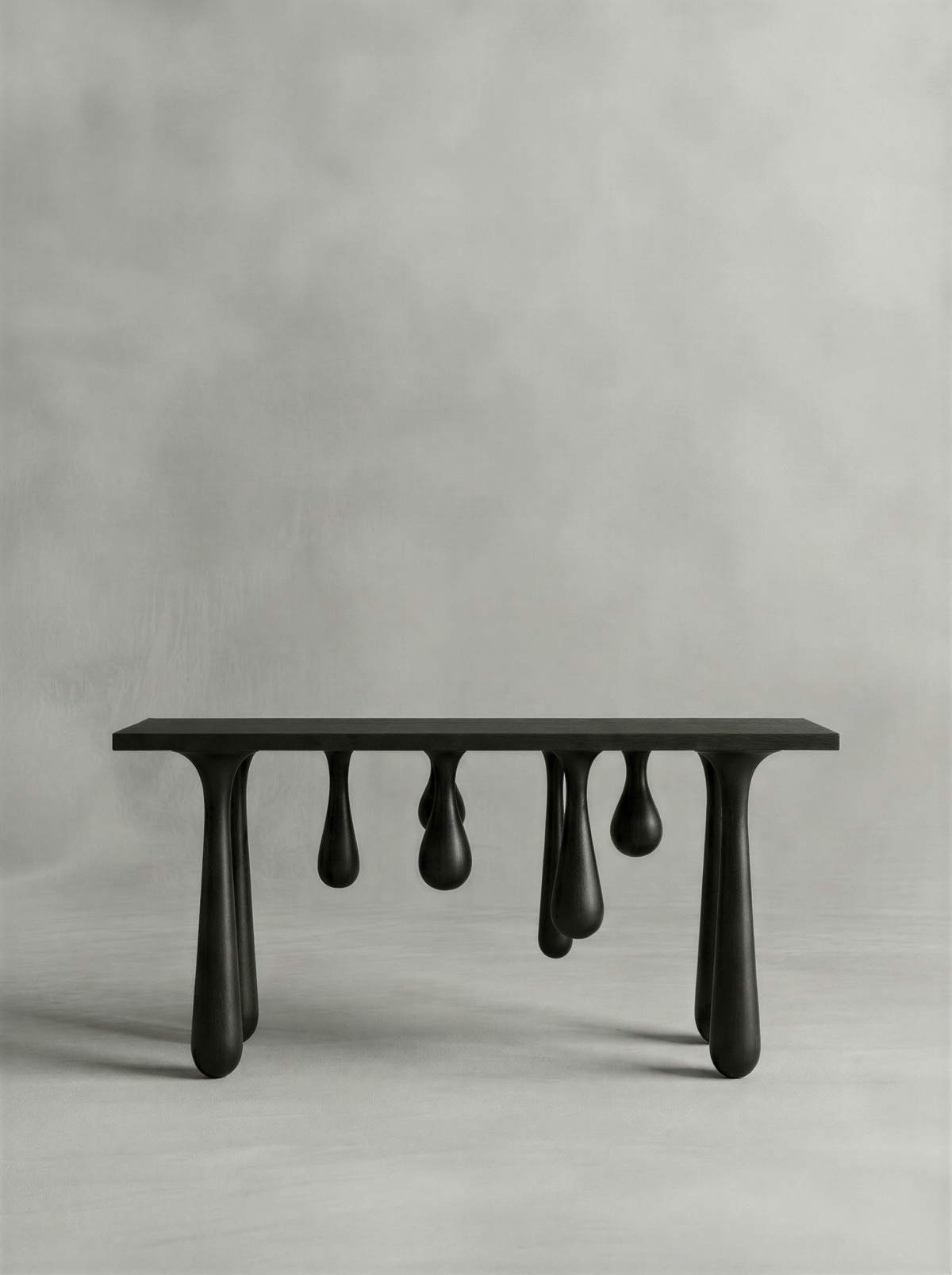 Melting Deep Smoke Console Table