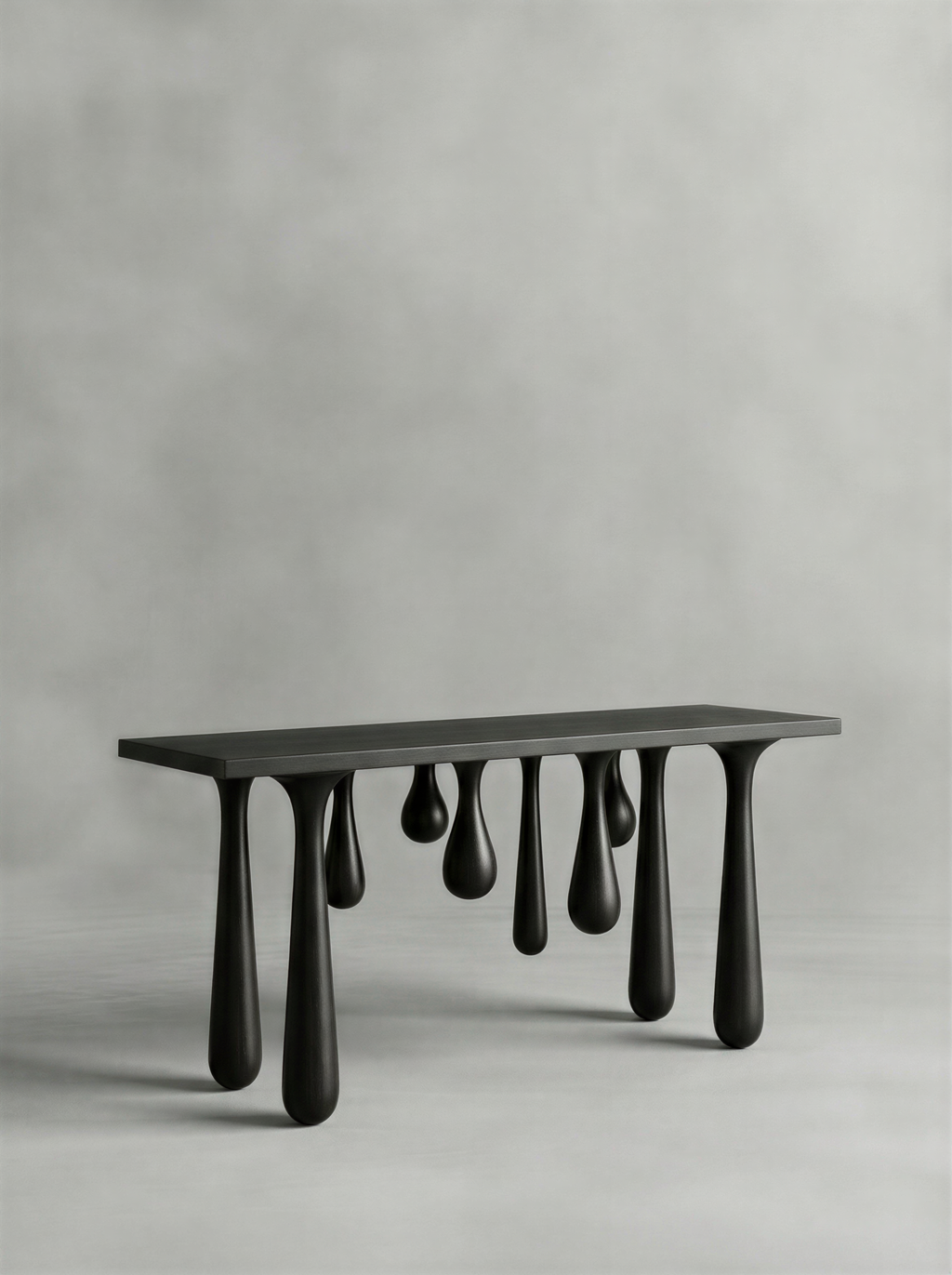 Melting Deep Smoke Console Table
