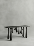 Melting Deep Smoke Console Table