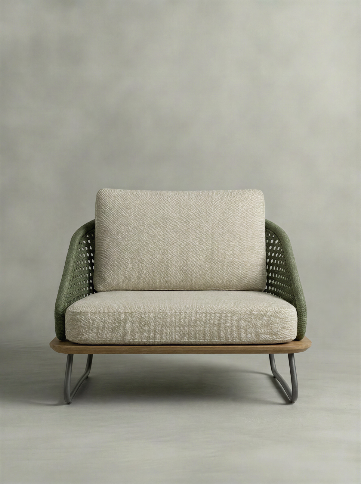 Mesh Rope Outdoor Armchair
