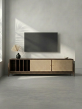 Mid-Century Cane Media Unit