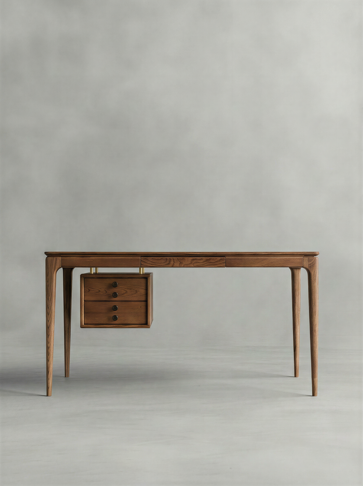 Mid Century Walnut Study Table