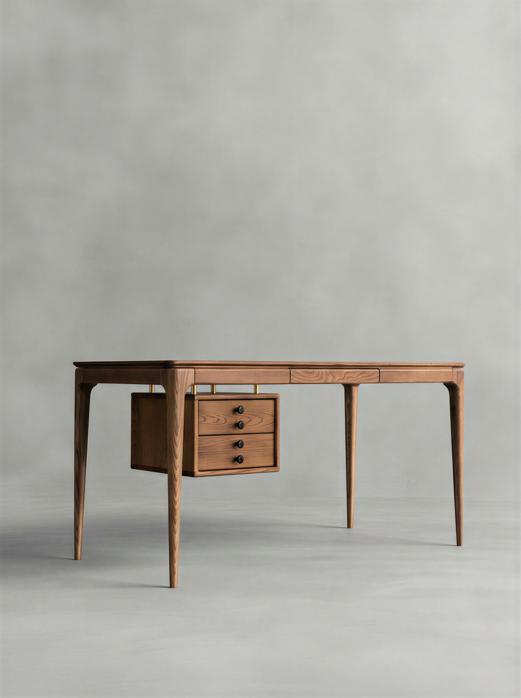 Mid Century Walnut Study Table