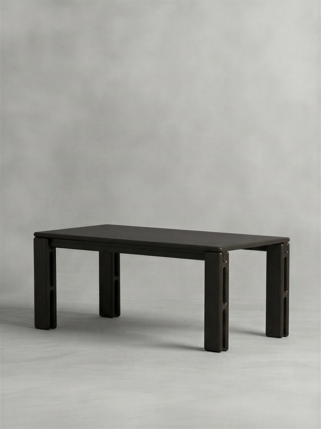 Minimal Deep Smoke Dining Table