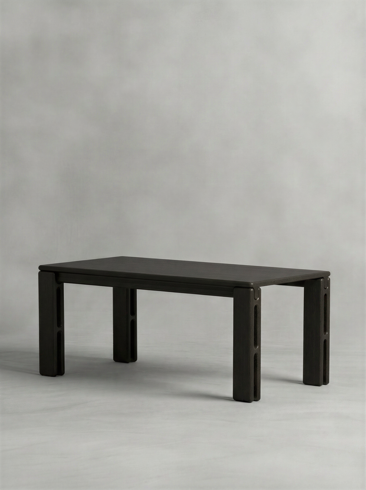 Minimal Deep Smoke Dining Table