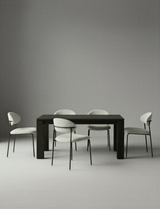 Minimal Deep Smoke Dining Table