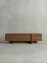Minimal Walnut Media Unit