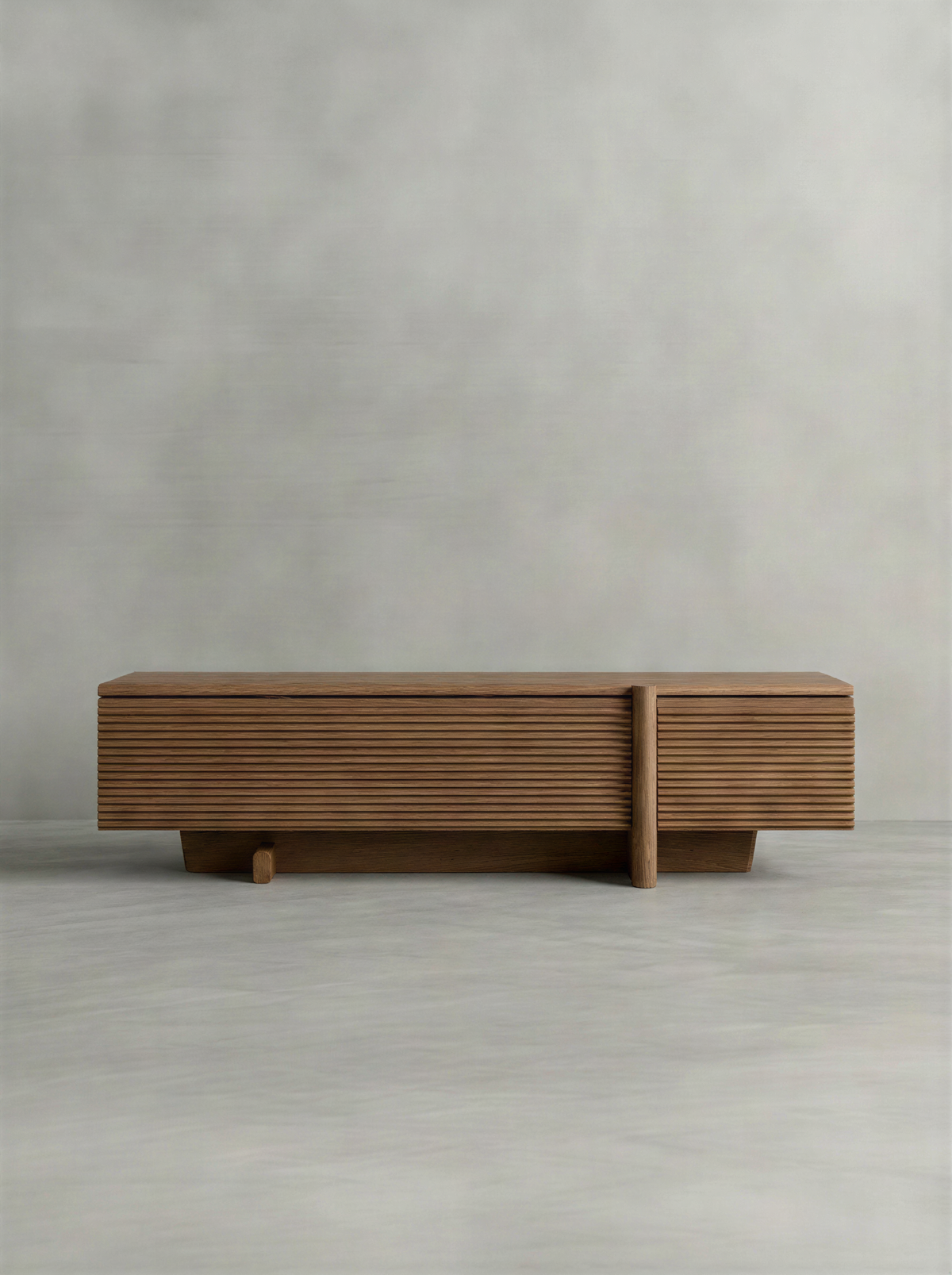 Minimal Walnut Media Unit