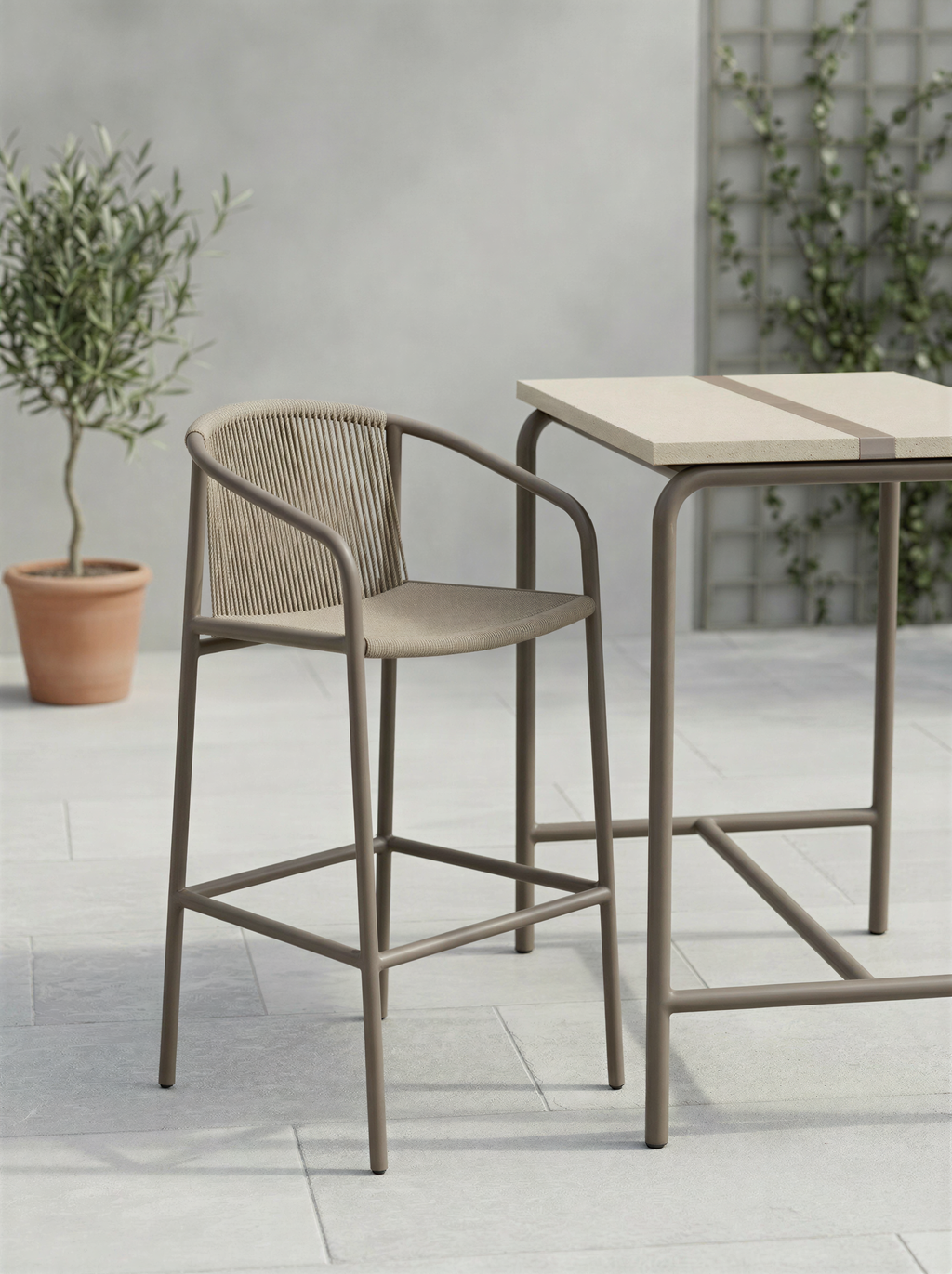 Oceana Rope Bar Chair