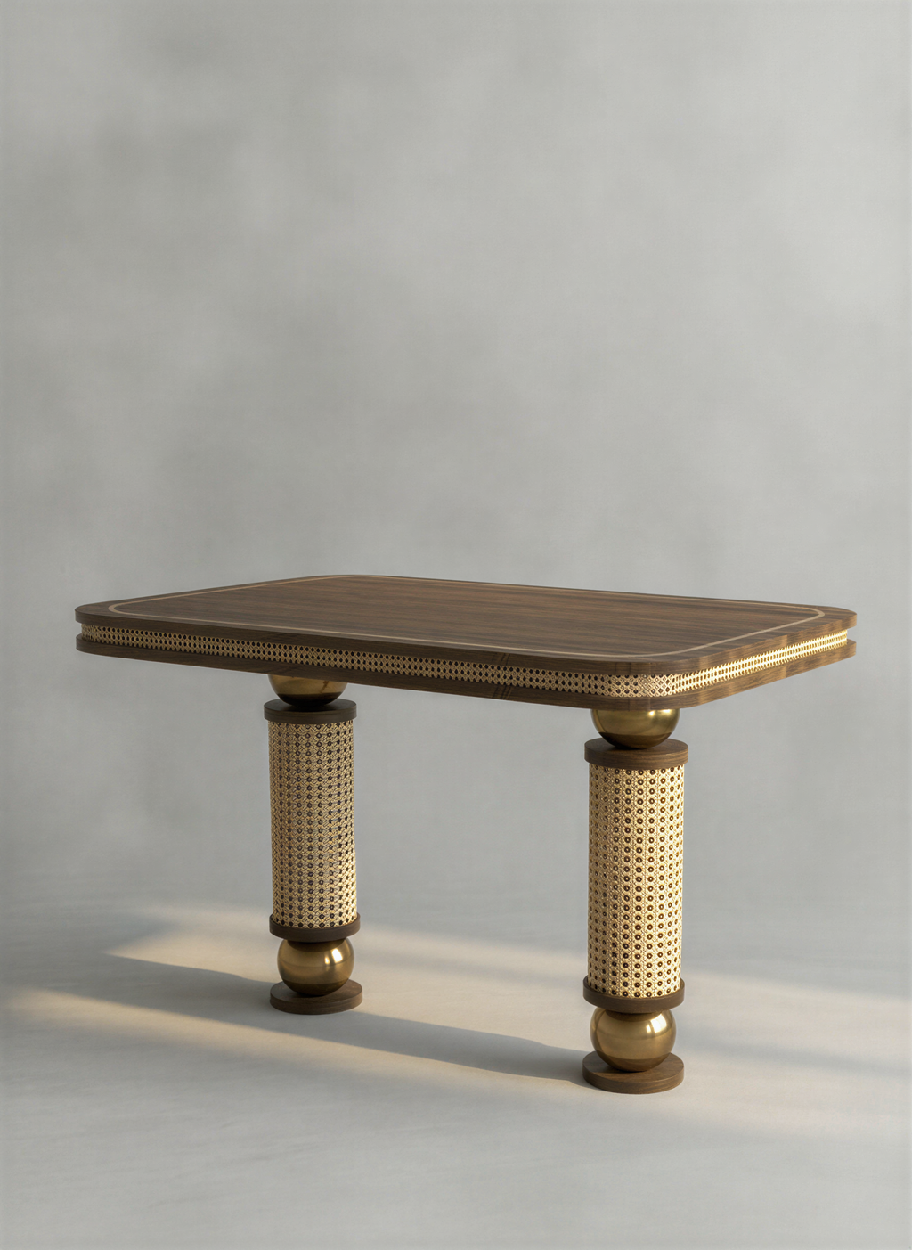 Palatial Walnut Dining Table