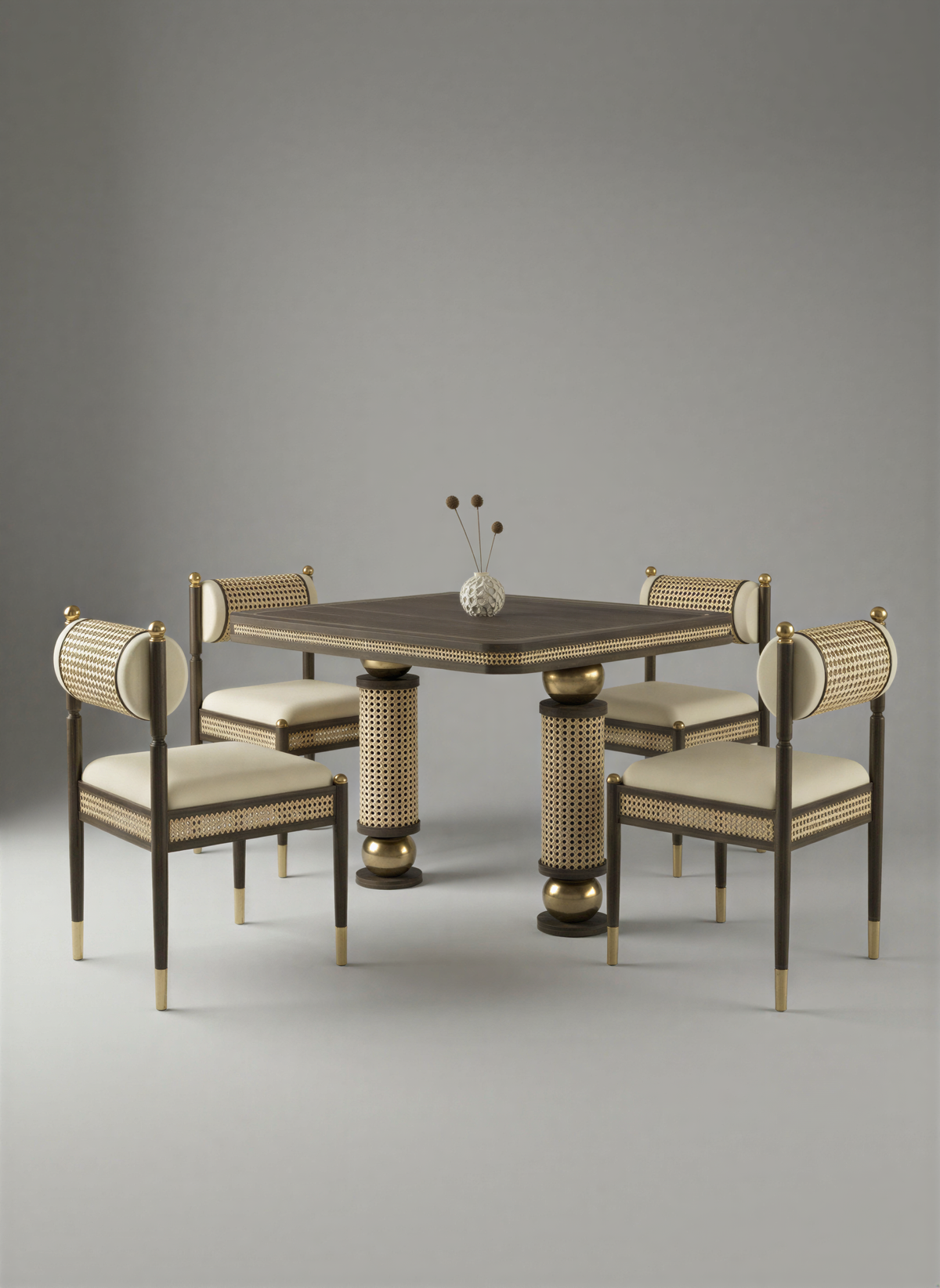 Palatial Walnut Dining Table