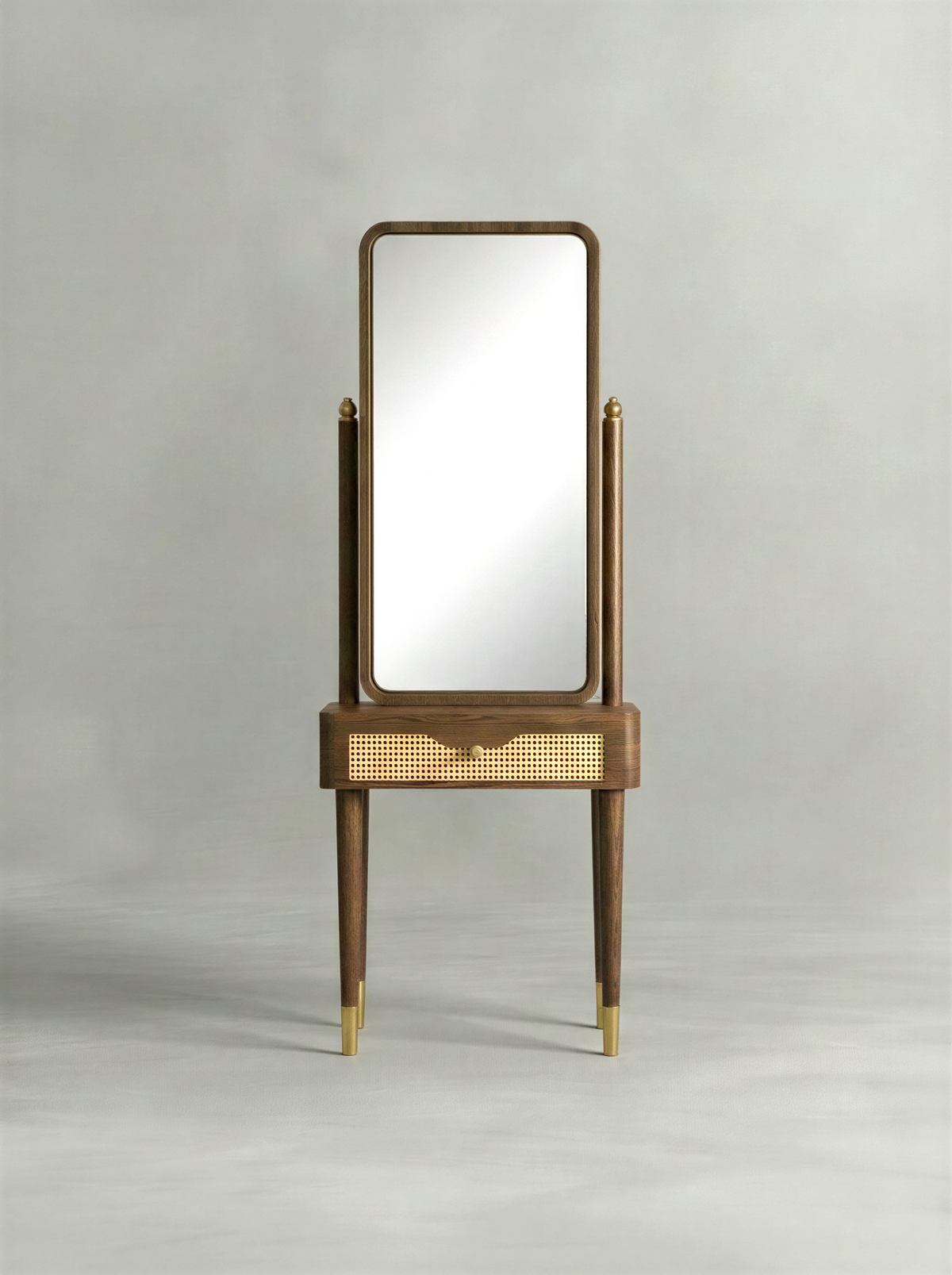 Palatial Walnut Dressing Table