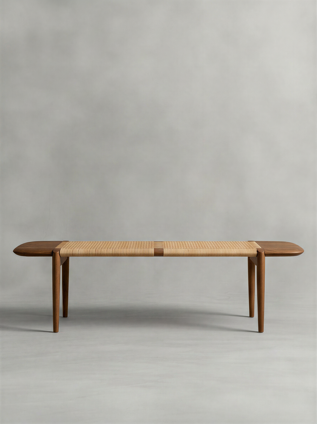 Raw Walnut Bench