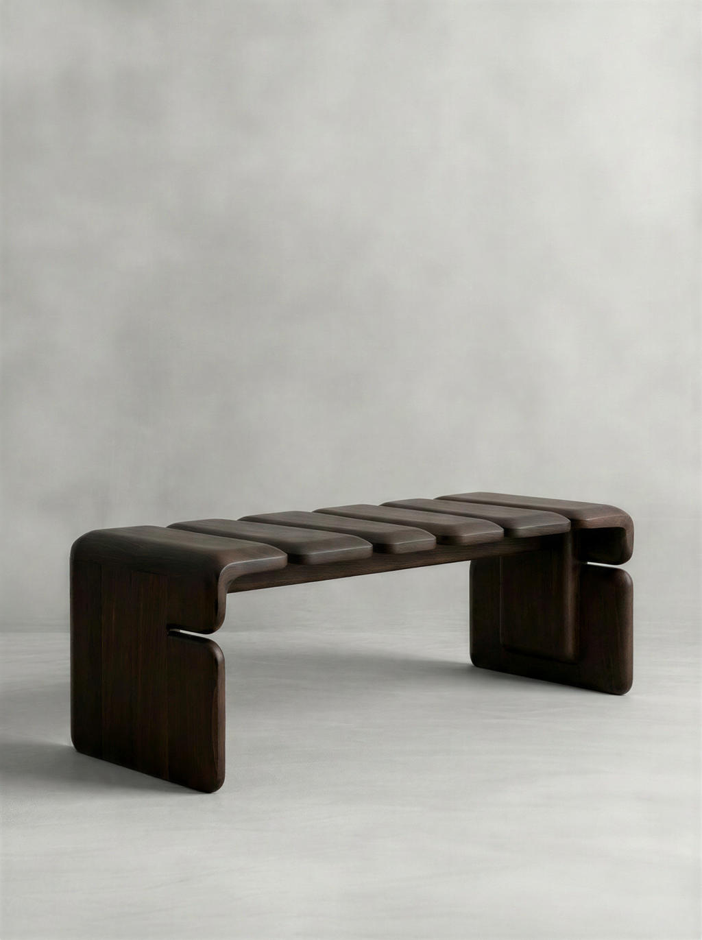 Segmented Onyx Bed Bench