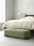 Slub Walnut Bed Bench