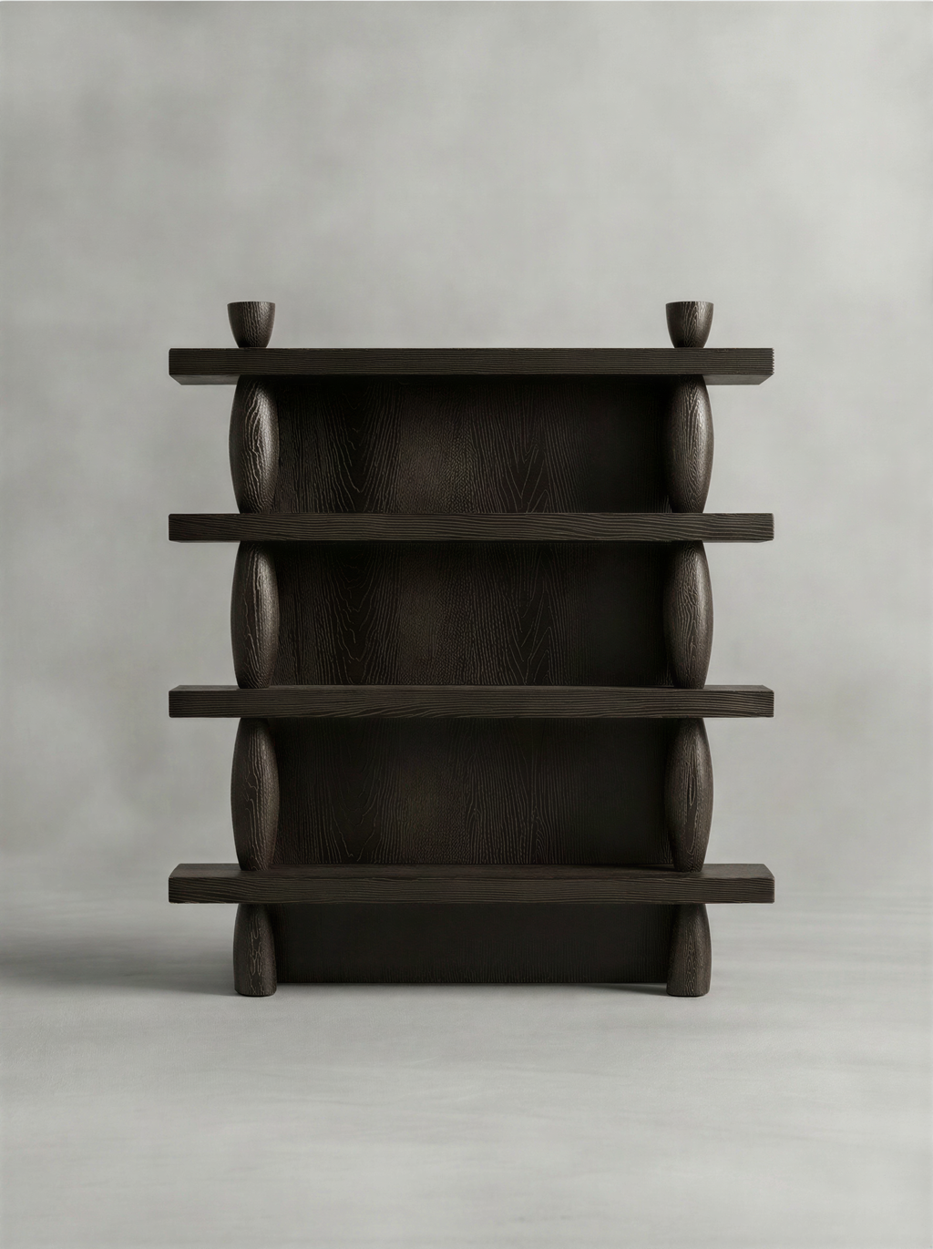 Spindle Deep Smoke Bookshelf
