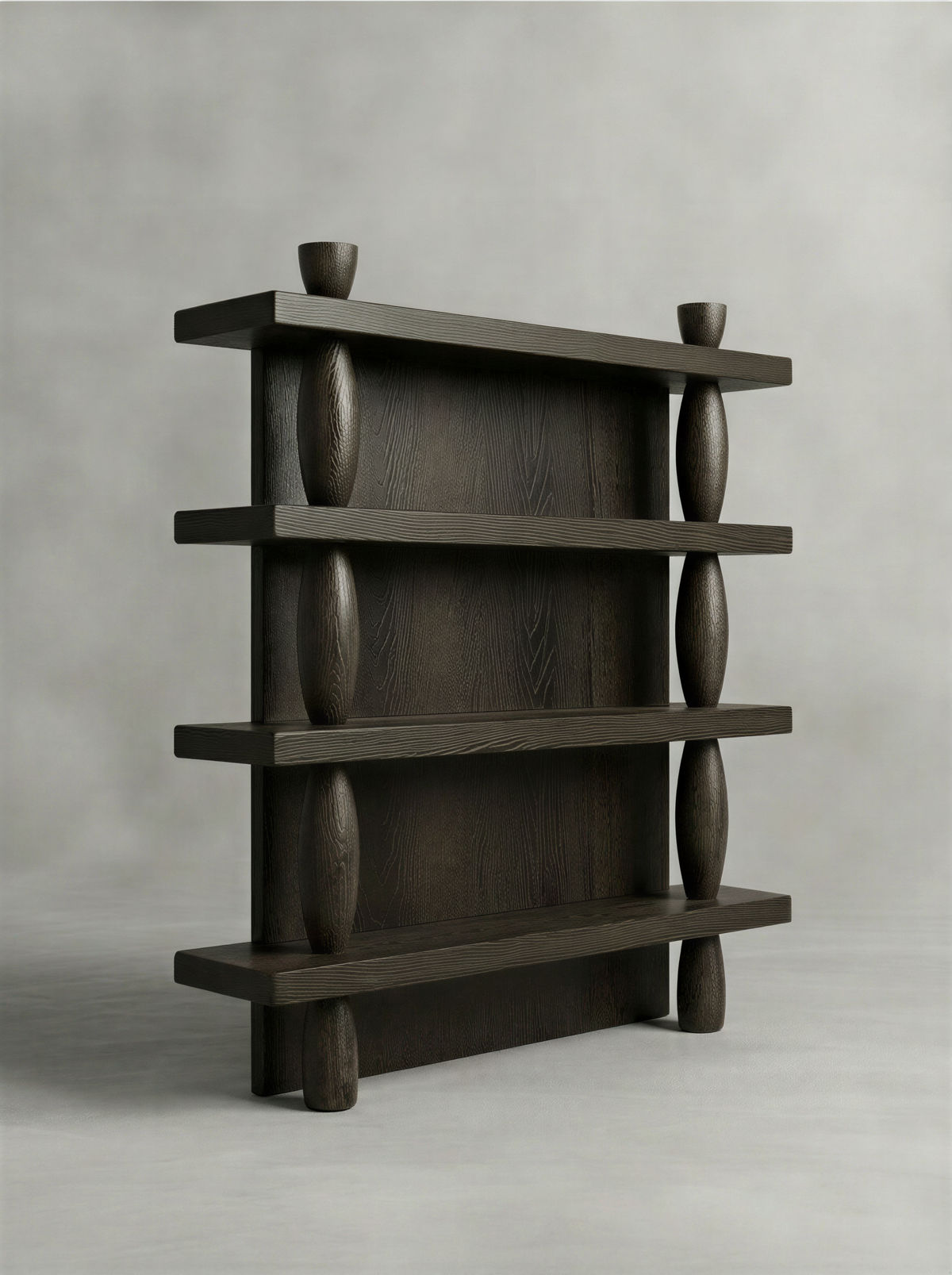 Spindle Deep Smoke Bookshelf