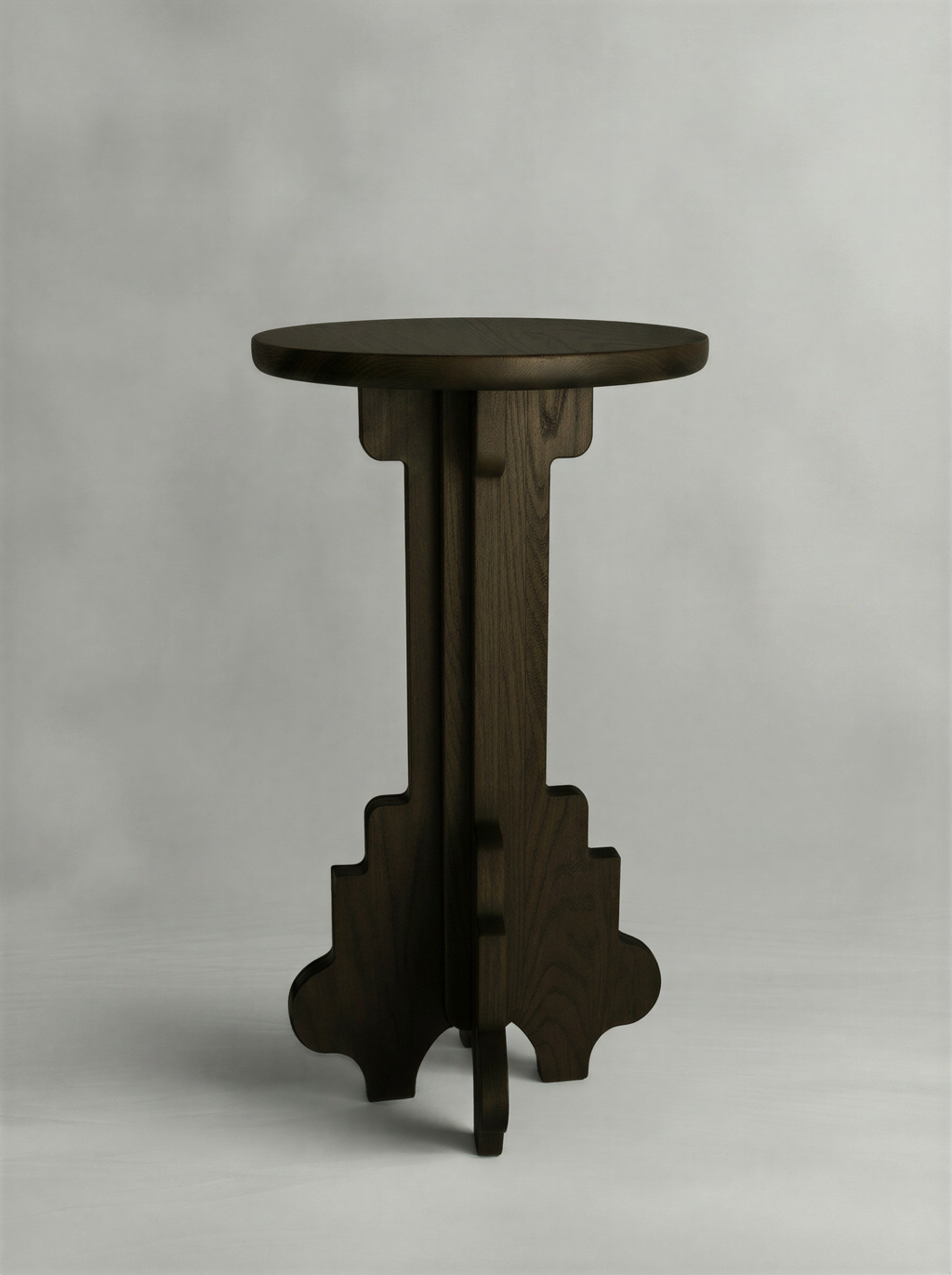 Stepped Deep Smoke Bar Table