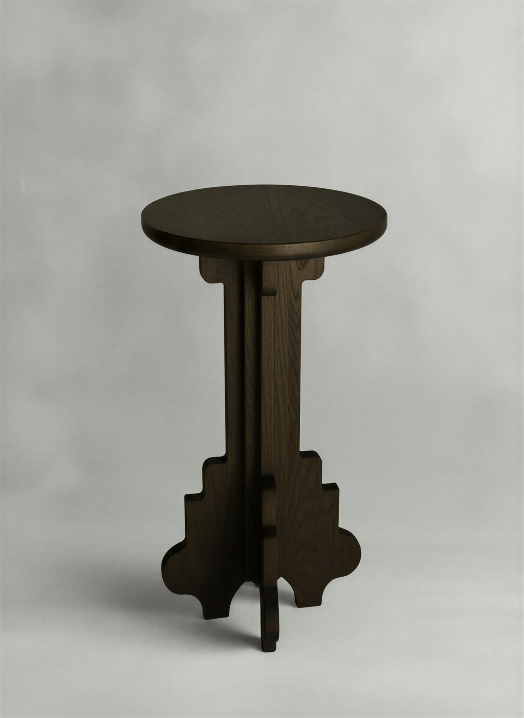 Stepped Deep Smoke Bar Table