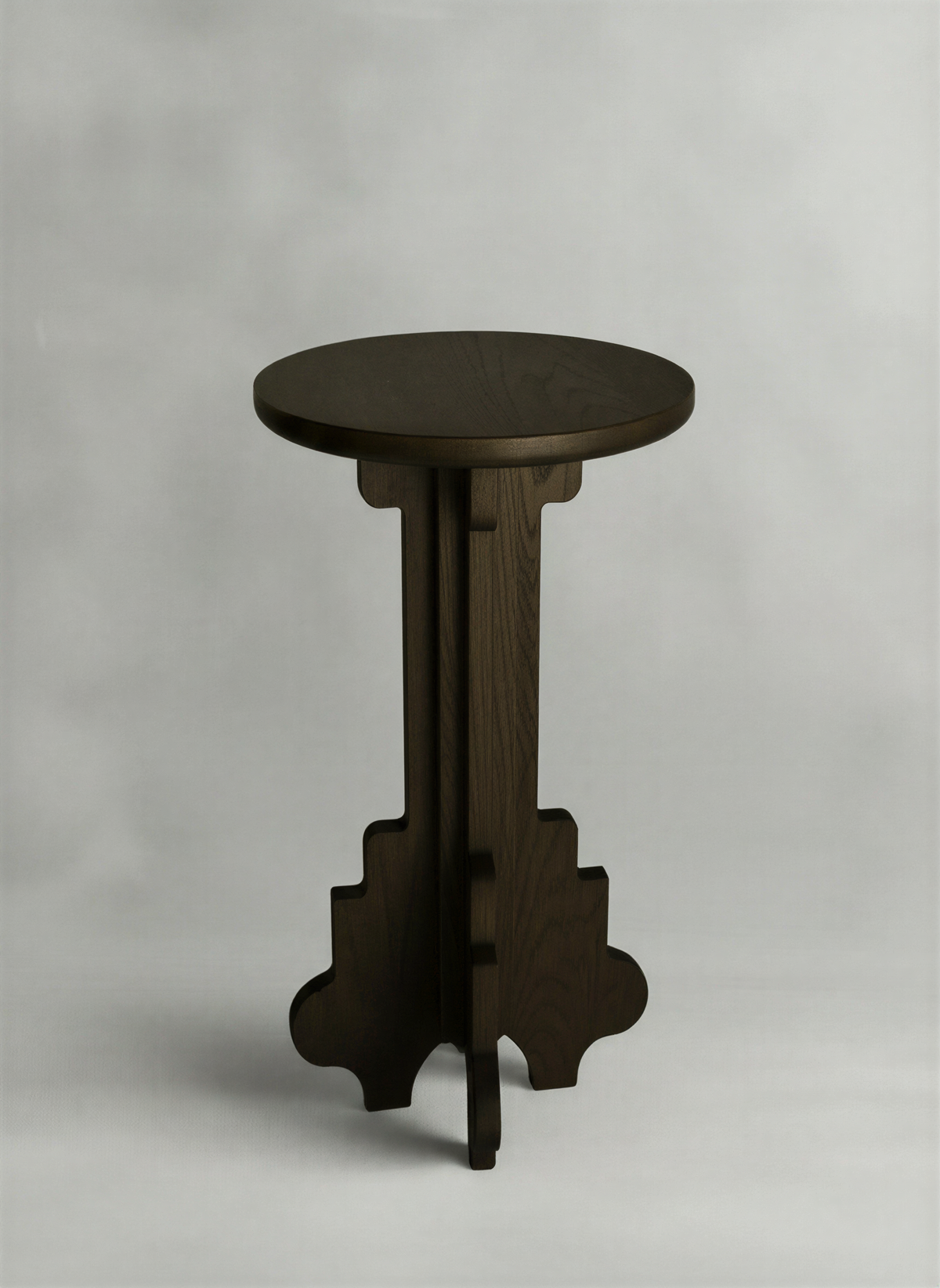 Stepped Deep Smoke Bar Table