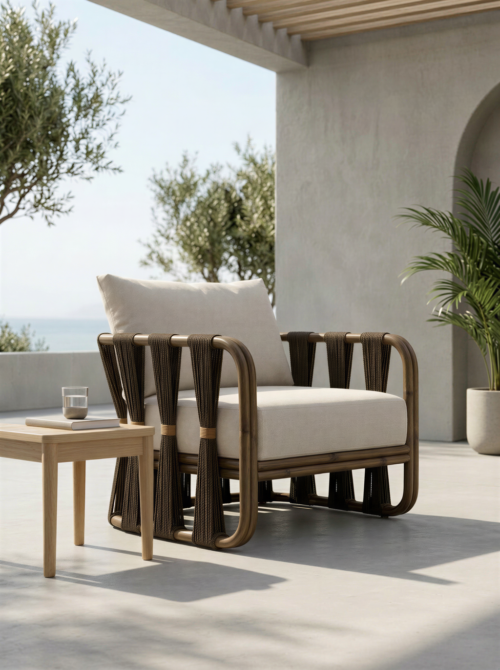 Strings Attached Outdoor Armchair