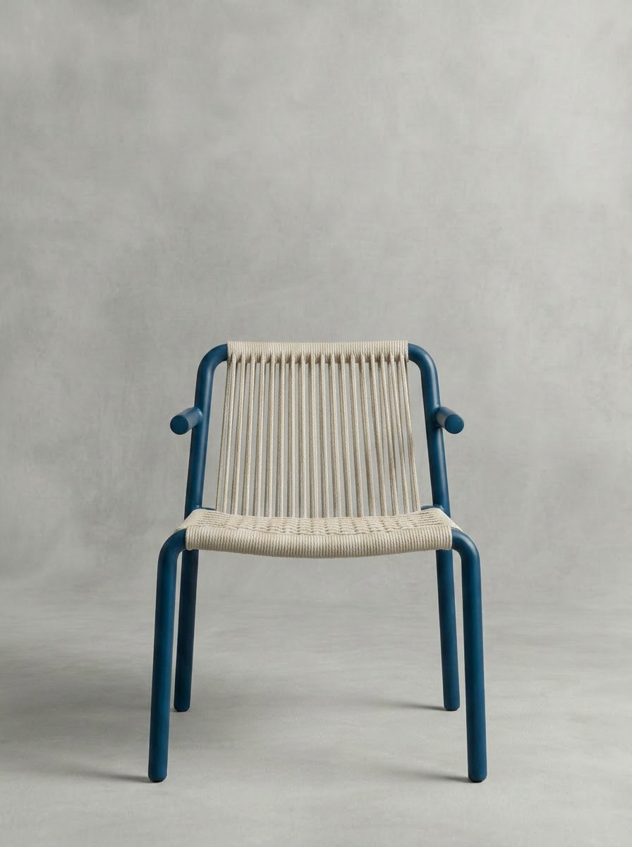The Luna Rope Outdoor Dining Chair
