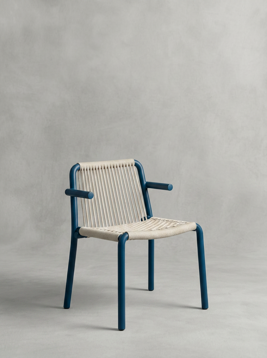 The Luna Rope Outdoor Dining Chair
