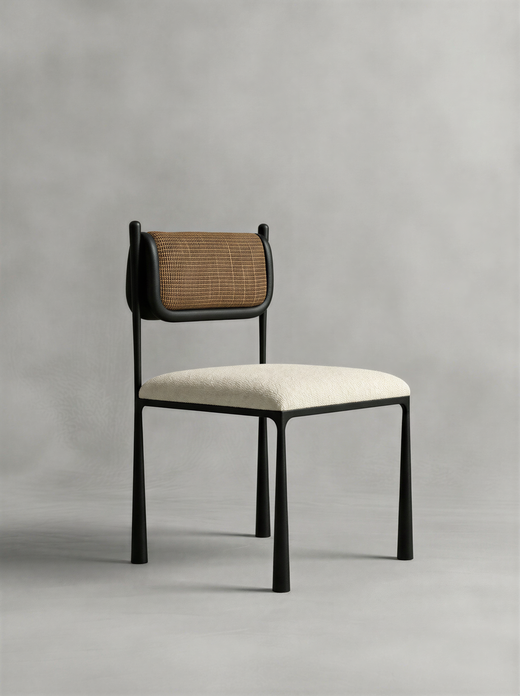 The Pepe Woven Leather Outdoor Dining Chair