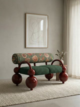 Tweed Crimson Bench