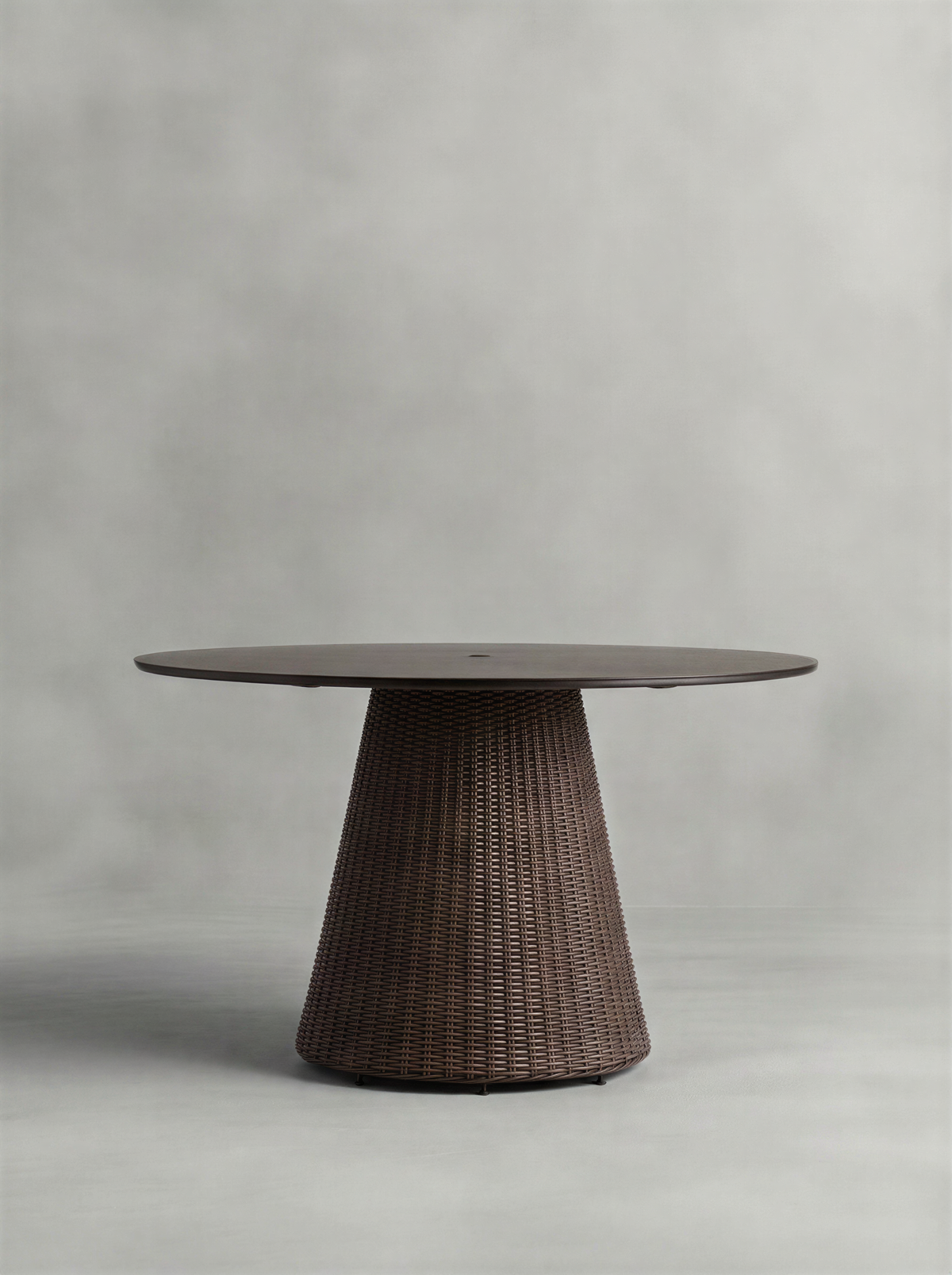 Woven Conical Outdoor Dining Table