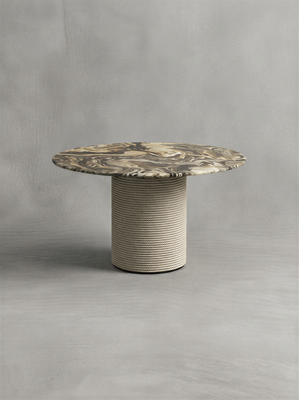 Zebra Marble Outdoor Dining Table